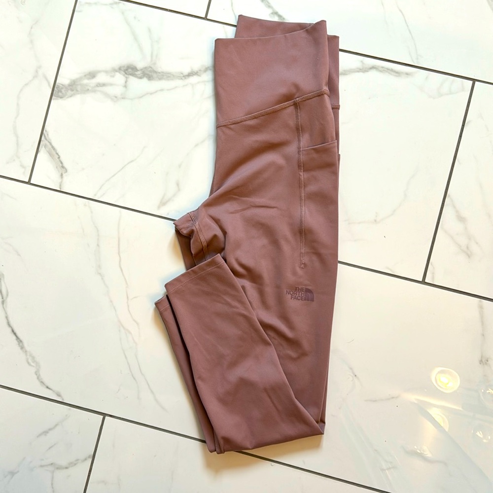 North Face women’s Large legging - like new, mauve color